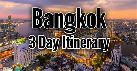 weekly bangkok|What to Do in Bangkok for a Week .